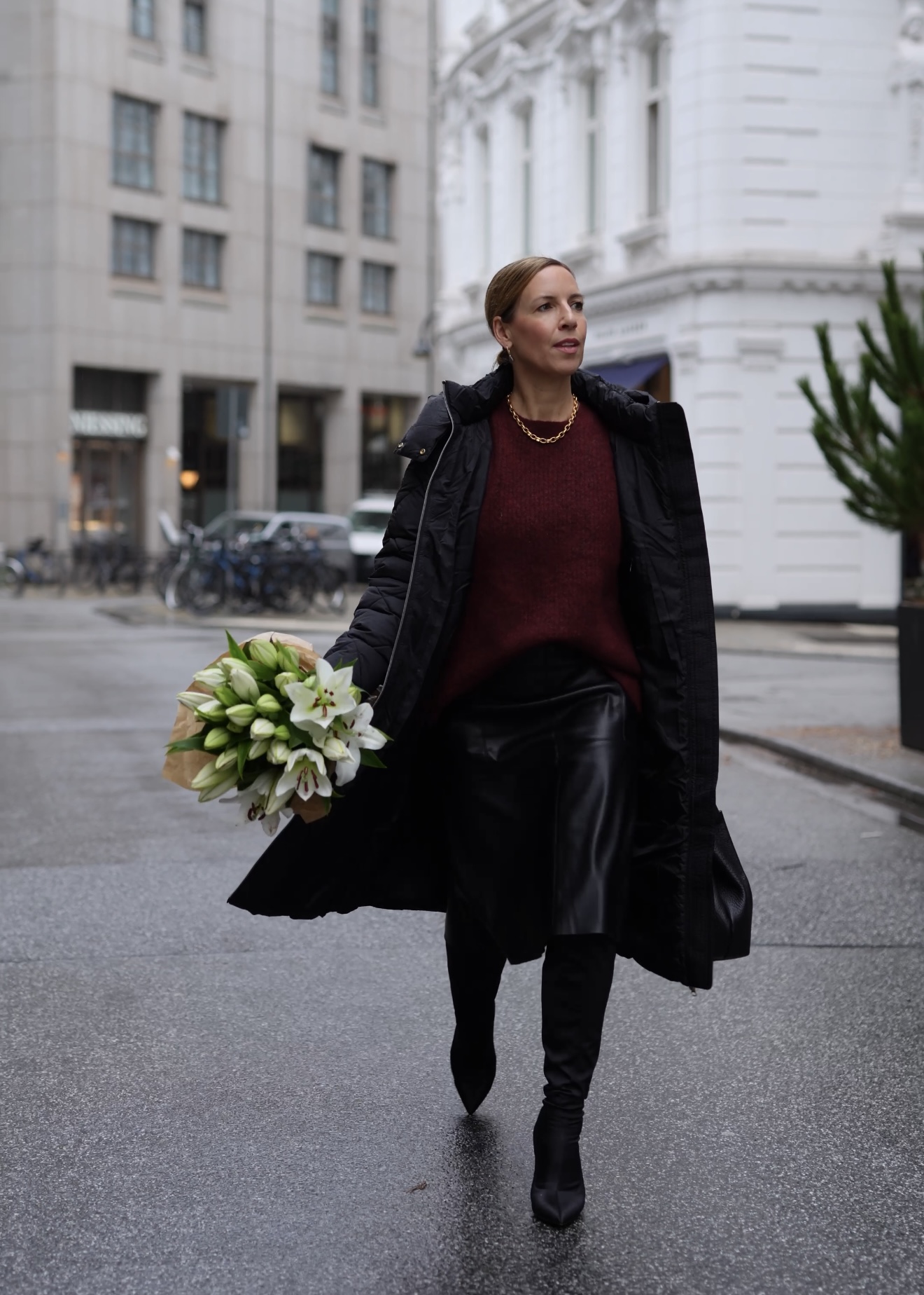 Steppmantel und Lederrock mit dem S. Oliver Rabattcode